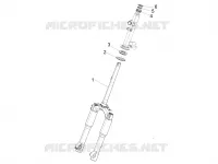 Fork/steering tube - Steering bearing unit