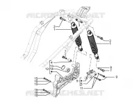 Rear suspension - Shock absorber/s