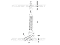 Rear suspension - Shock absorber/s