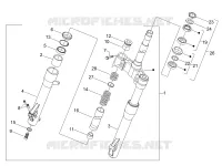 Fork/steering tube - Steering bearing unit