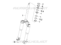 Fork/steering tube - Steering bearing unit