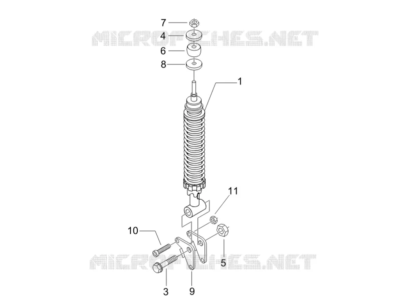 Rear suspension - Shock absorber/s