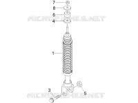 Rear suspension - Shock absorber/s