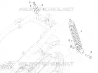 Rear suspension - Shock absorber/s