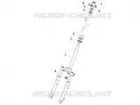 Fork/steering tube - Steering bearing unit