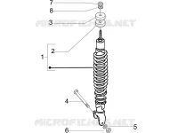Rear suspension - Shock absorber/s