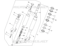 Fork/steering tube - Steering bearing unit