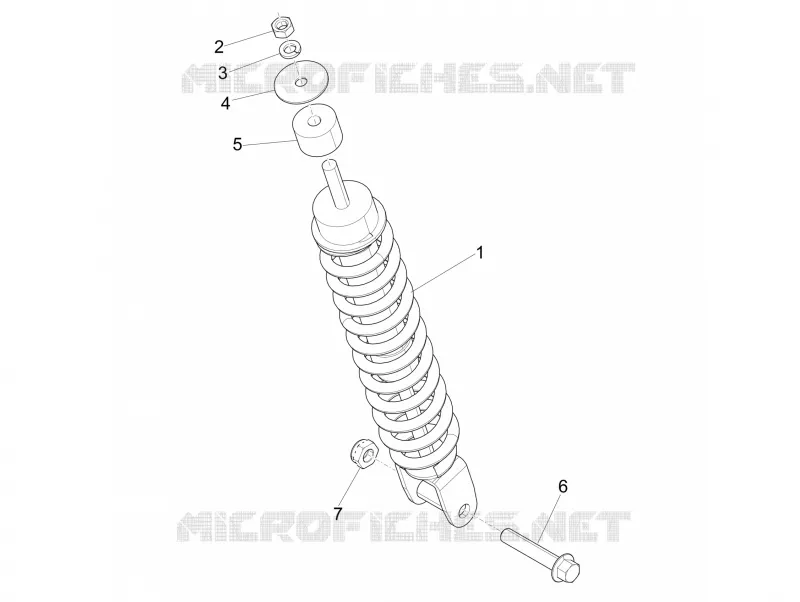 Rear suspension - Shock absorber/s