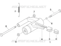 Swinging arm