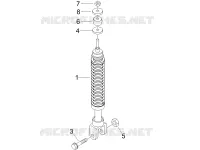 Rear suspension - Shock absorber/s