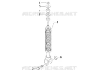Rear suspension - Shock absorber/s