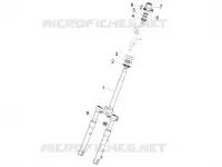 Fork/steering tube - Steering bearing unit