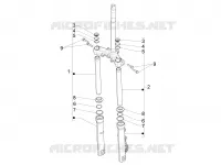 Fork's components (Kayaba)