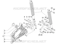 Rear suspension - Shock absorber/s