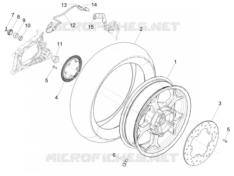 Rear wheel