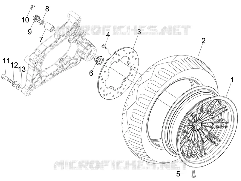 Rear wheel