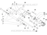 Swinging arm