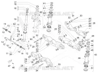 Fork/steering tube - Steering bearing unit