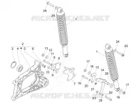 Rear suspension - Shock absorber/s