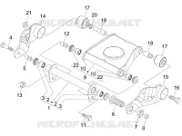 Swinging arm