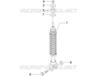 Rear suspension - Shock absorber/s