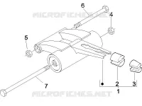 Swinging arm