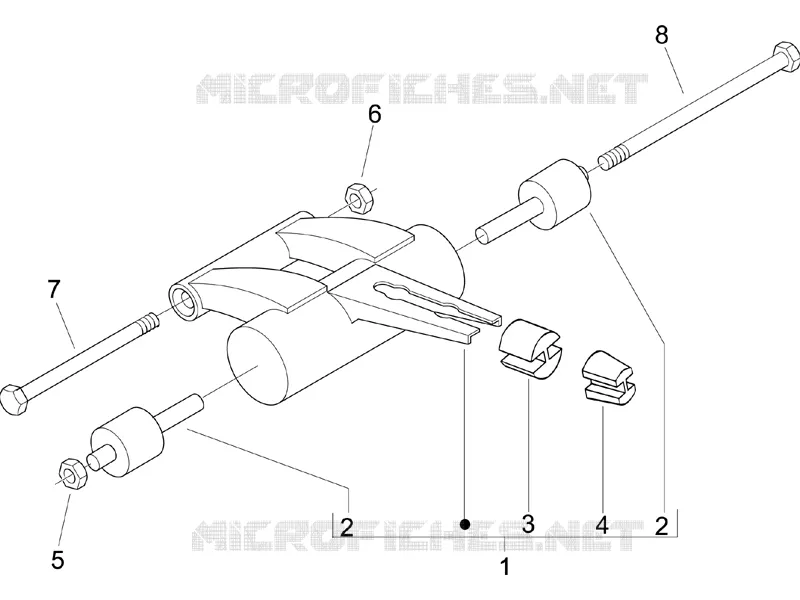 Swinging arm