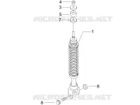 Rear suspension - Shock absorber/s