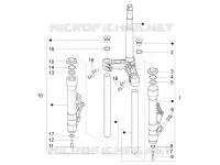 Fork's components (Kayaba)
