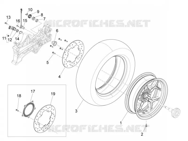 Rear wheel