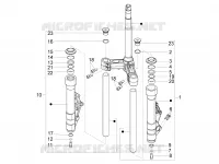 Fork's components (Kayaba)