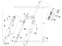 Fork/steering tube - Steering bearing unit