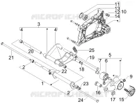 Swinging arm