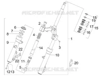 Fork/steering tube - Steering bearing unit