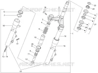 Fork/steering tube - Steering bearing unit