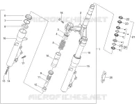 Fork/steering tube - Steering bearing unit