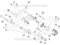 Swinging arm