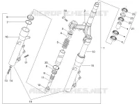 Fork/steering tube - Steering bearing unit