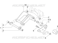 Swinging arm