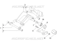 Swinging arm