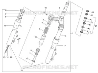 Fork/steering tube - Steering bearing unit