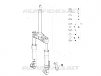Fork/steering tube - Steering bearing unit