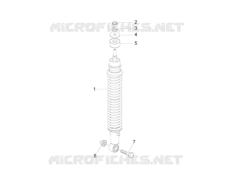 Rear suspension - Shock absorber/s