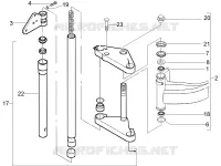 Fork/steering tube - Steering bearing unit