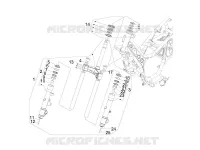 Fork/steering tube - Steering bearing unit