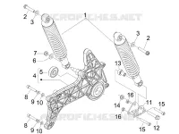 Rear suspension - Shock absorber/s