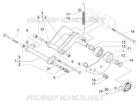 Swinging arm