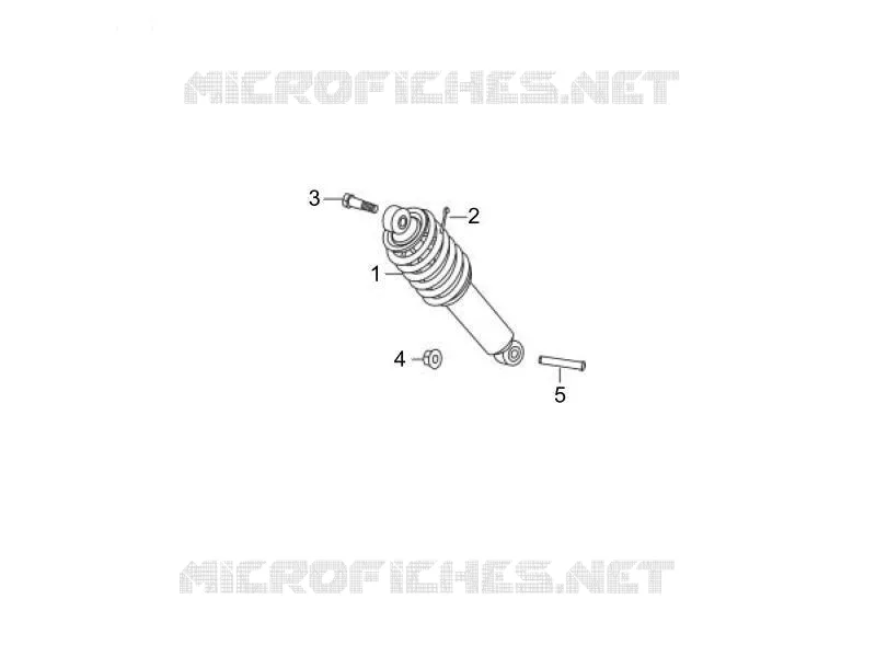 Rear suspension - Shock absorber/s