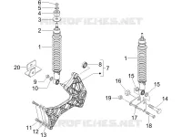 Rear suspension - Shock absorber/s