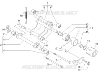 Swinging arm